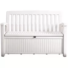 Скамейка садовая Keter Patio Bench (белая)