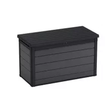 Сундук садовый уличный Keter Cortina 380л (графит)
