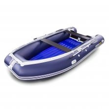 Лодка надувная моторная Solar-420 Jet tunnel синий