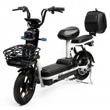 Электроскутер Nova EC-02 графит белый