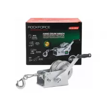 Лебедка ручная барабанная RockForce RF-KB-S-2000