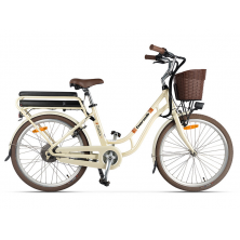Электровелосипед Benelli City Classica Café 24 белый