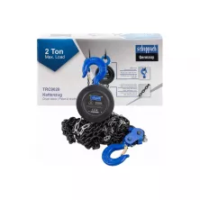 Лебедка механическая подвесная с фиксацией цепи натяжения Scheppach Sch-TRC9020