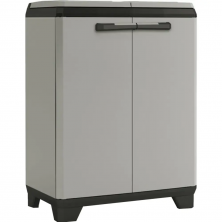 Шкаф уличный для сортировки мусора Keter Planet (серый)