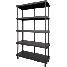 Стеллаж ArtPlas D+90455 (5 полок, черный)