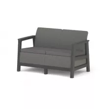 Диван садовый Keter Scandi Linea 2ssofa графит