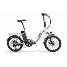 Электровелосипед Eltreco Flex серебристый матовый