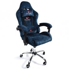 Вибромассажное кресло Calviano Nero blue plush