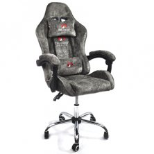 Вибромассажное кресло Calviano Nero dark grey plush