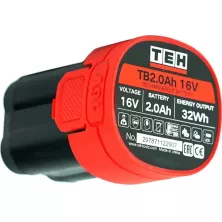 Аккумулятор для инструмента TEH TB2.0Ah 16V