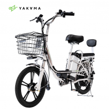 Электровелосипед Yakama R1 серебристый