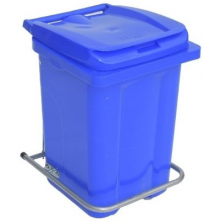 Контейнер для мусора Razak Plast с педалью 60 л (синий)