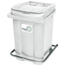 Контейнер для мусора Razak Plast с педалью 60 л (белый)