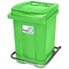 Контейнер для мусора Razak Plast с педалью 60 л (салатовый)