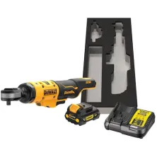 Гайковерт угловой с трещоткой с вкладышем DeWalt DCF503L1G