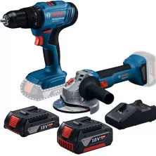 Набор аккумуляторных инструментов Bosch GSB 183-LI + GWS 18V-8 (0.601.9K9.122)