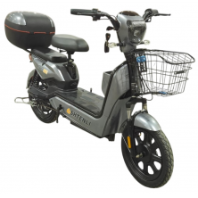 Электровелосипед Shtenli GT16 с кофром (серый)