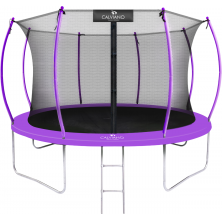 Батут с защитной сеткой Calviano 12ft Inside Master Purple 374 см