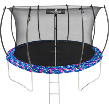 Батут с защитной сеткой Calviano 12ft Inside Master Smile 374 см