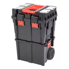 Ящик для инструментов QBrick System Wheelbox HD Compact Logic PROMO RED (черный)
