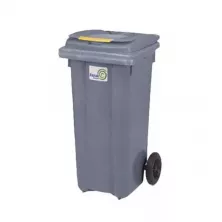 Мусорный контейнер Razak Plast 120 л (светло серый)