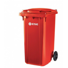 Мусорный контейнер ESE 240 л красный