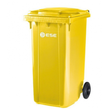 Мусорный контейнер ESE 240 л желтый
