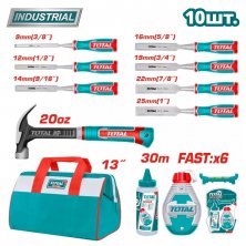 Набор инструментов для деревообработки TOTAL TOS230906