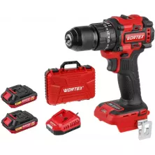 Дрель-шуруповерт Wortex BD 2030-1 Li XLT SET (2329200)