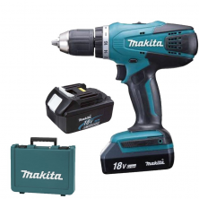 Дрель-шуруповерт Makita DF457DWE