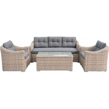 Комплект садовой мебели Lisofa Nepal 2430 (серый)