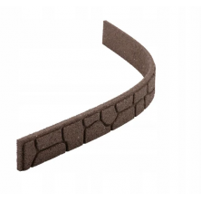 Бордюр садовый Multy Home Stones (9х120 см, коричневый)