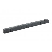 Бордюр садовый Multy Home Roman Stone (120 см, серый)
