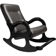 Кресло-качалка Бастион 2 с подножкой (Dark Brown)