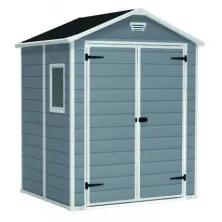 Хозблок садовый Keter Manor 6x5DD серый