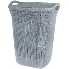 Корзина для белья Curver Knit (57 л, серый)