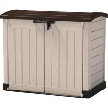 Шкаф уличный Keter Storeitout Arc Shed C (бежевый/коричневый)