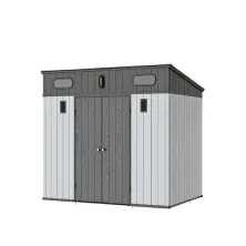 Хозяйственный блок Springhouse Smart Villa Pent 10х7 (черный/светло-серый)