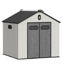 Хозяйственный блок Springhouse Smart Country 8х8 (черный/светло-серый)