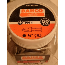 Набор бит Bahco PH1 x 25 мм (52H1-BOX/S50)