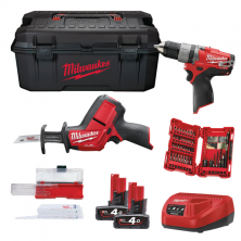 Набор инструментов Milwaukee M12 Fuel SET2H-402W