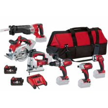 Набор инструментов Milwaukee HD18 PP6A-402B