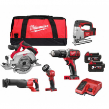 Набор инструментов Milwaukee M18 PP6D-502B