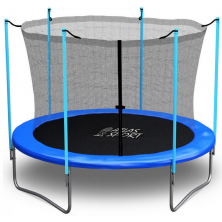 Батут FunFit 252 см (8ft) с внутренней сеткой и лестницей