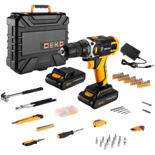 Дрель-шуруповерт Deko DKCD20FU-Li SET 195