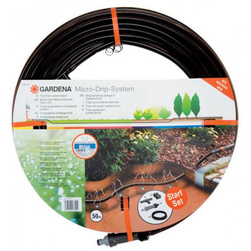 Шланг сочащийся Gardena 13.7 мм (1/2") комплект (01389-20)