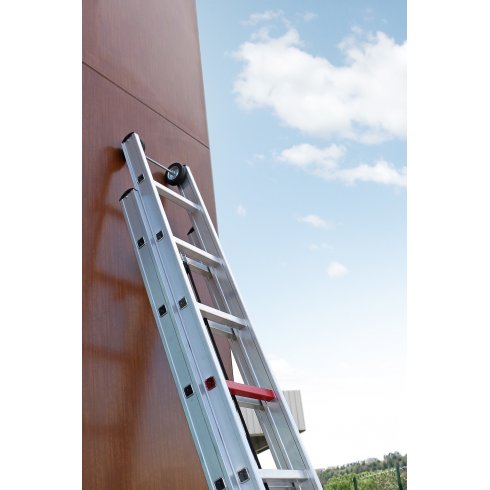 Лестница двухсекционная Cagsan M1007 (с тросом)