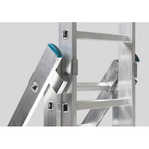 Лестница Sarayli двухсекционная промышленная 1217 (капроновая стропа)