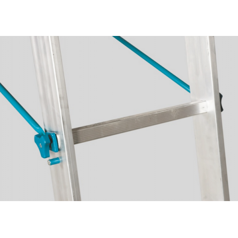 Лестница Sarayli трехсекционная промышленная 1311 (усиленные металлические стяжки)