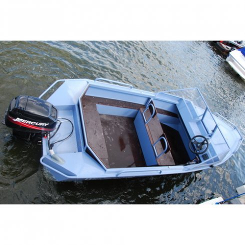 Алюминиевая лодка Windboat-42M PRO